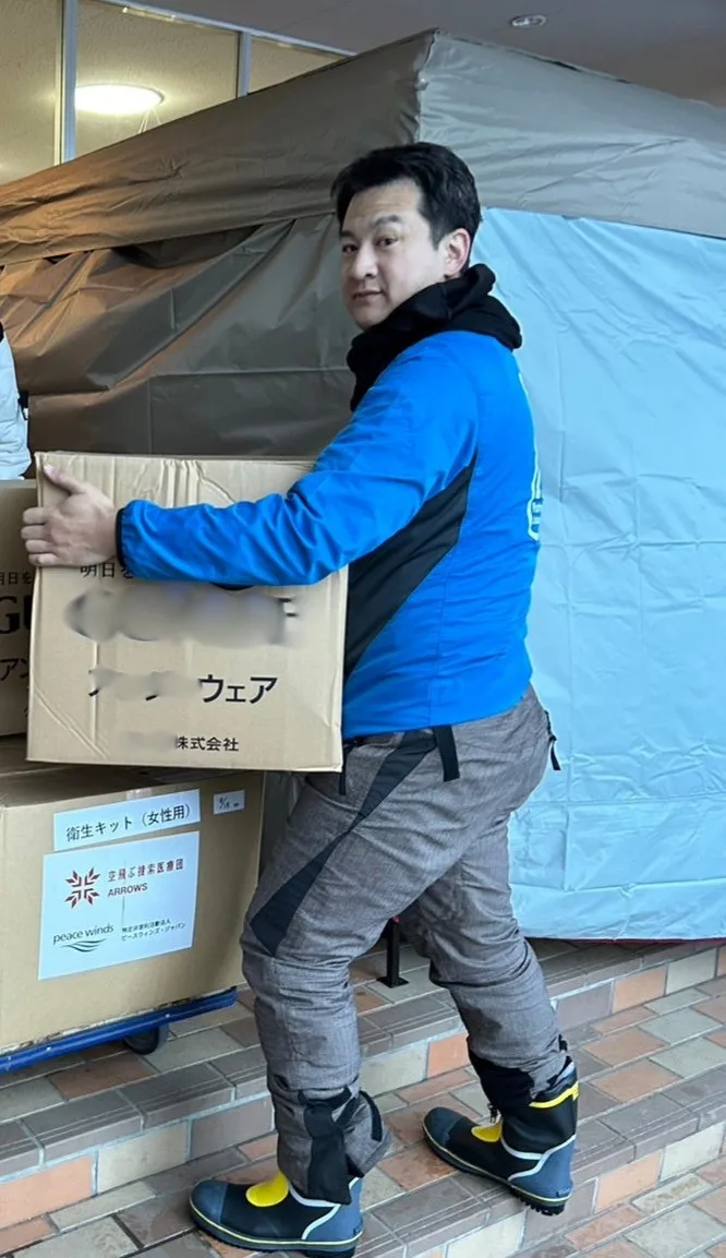 眞貴田正博 能登半島地震 物資支援